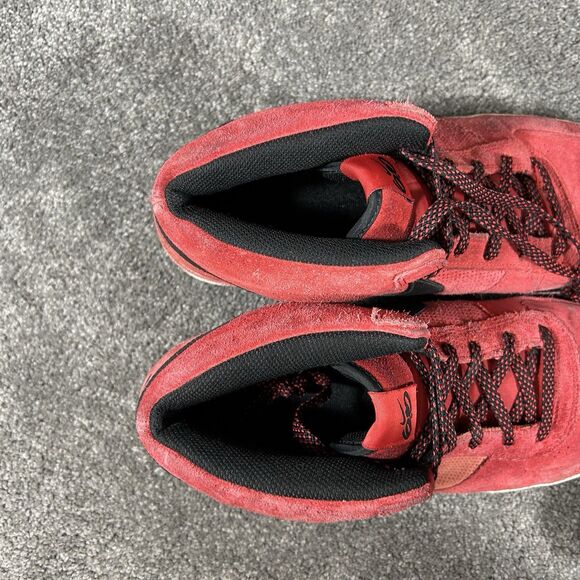 Nike MAVRK 6.0 MID 2 386611-601 Mens Size 12 Red Suede Athletic Shoes Used